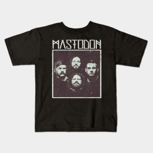 Mastodon grunge vintage 90s Kids T-Shirt